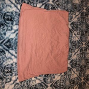 Dusty pink tube top